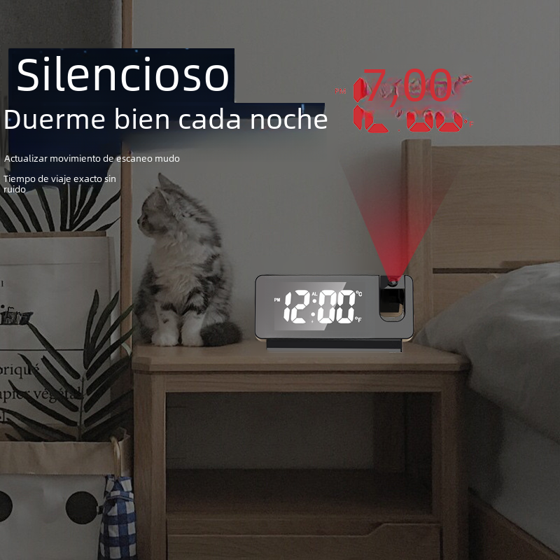 Reloj Proyector de Pared